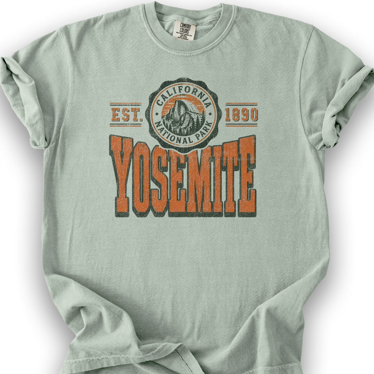 Yosemite Retro Scoop T-Shirt - Yosemite_Retro_Varisty_V01 - Bay