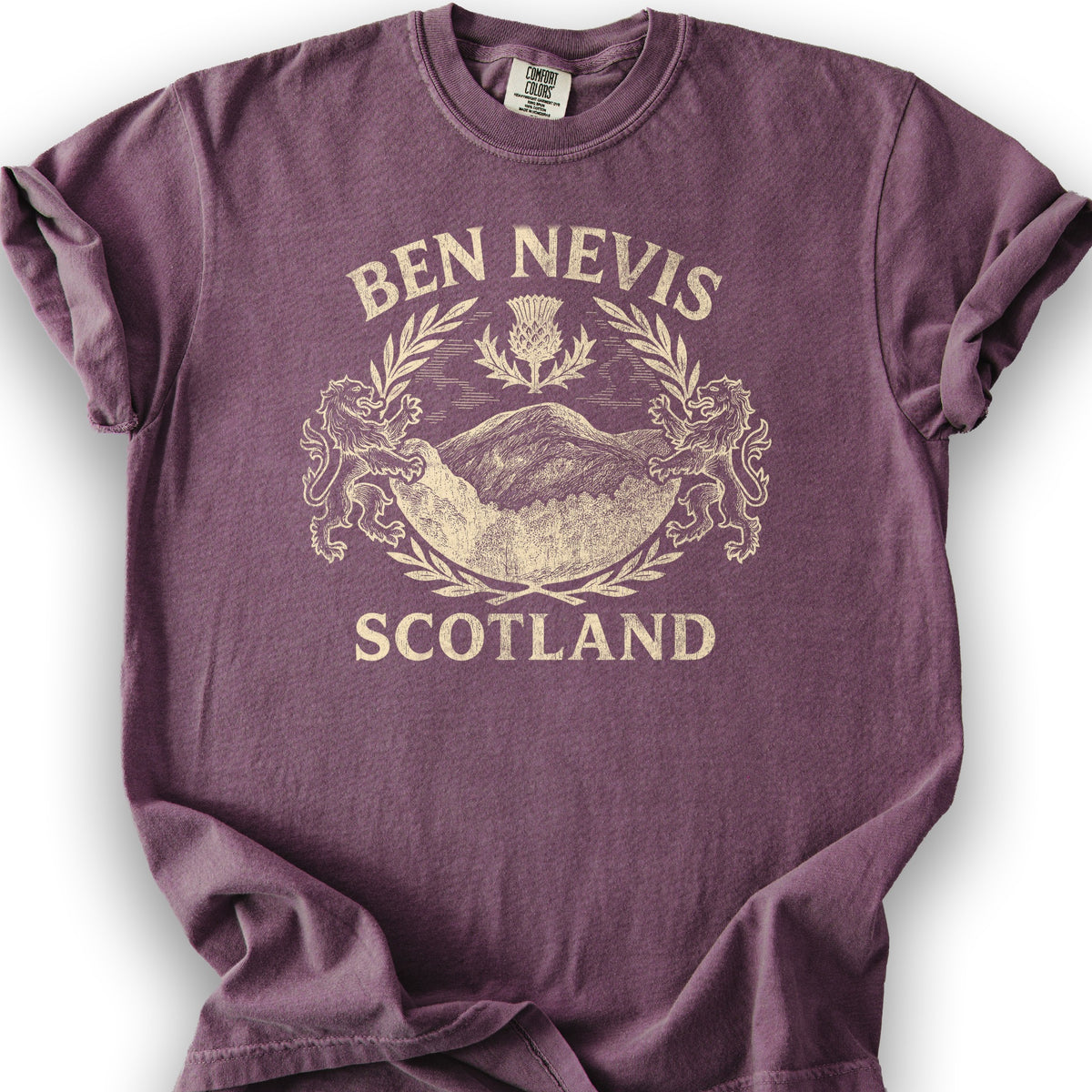 Ben Nevis Scotland T-Shirt - Berry