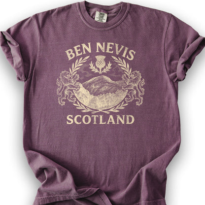 Ben Nevis Scotland T-Shirt - Berry