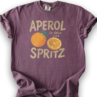 Aprel Spritz La Dolca Vita T-Shirt - Berry