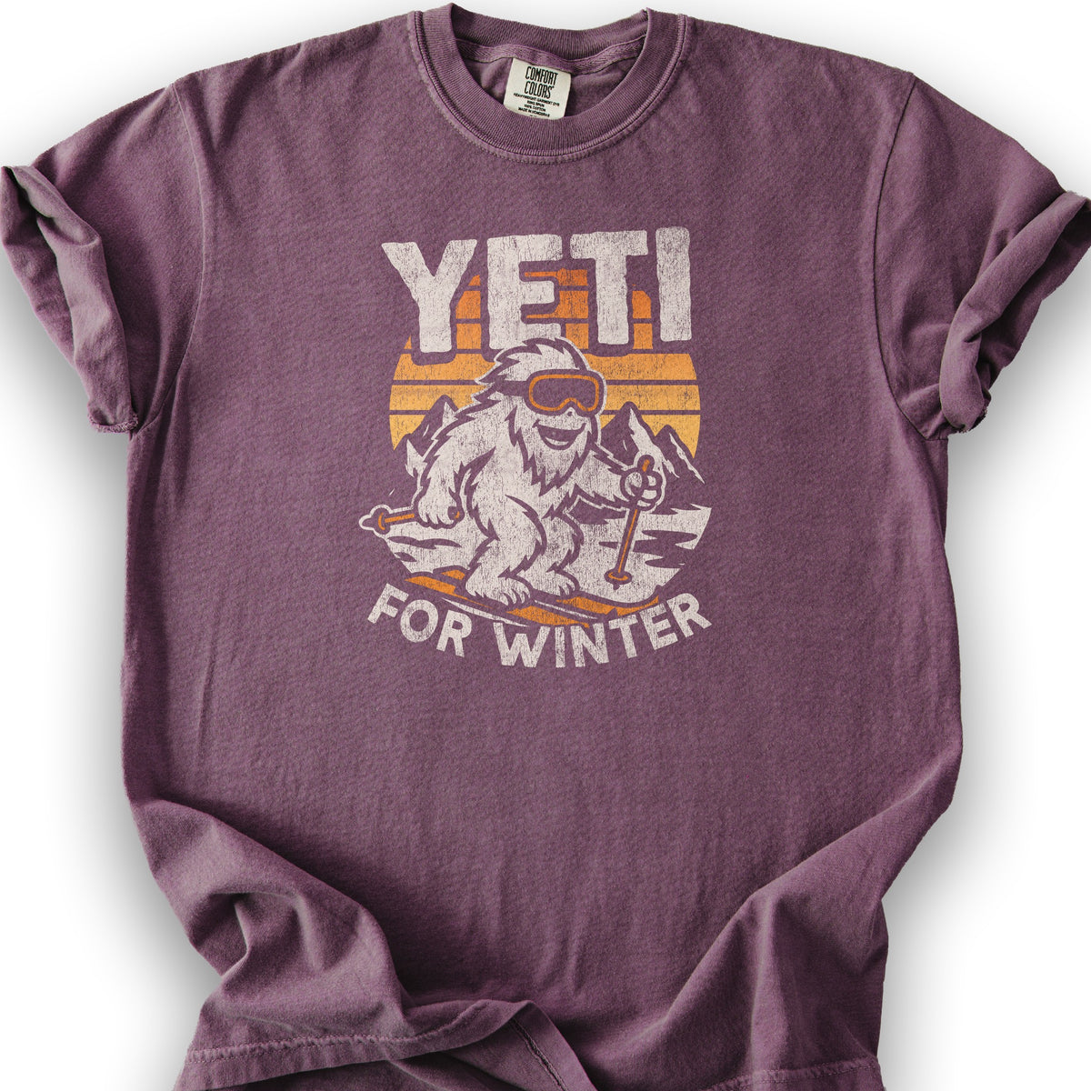 Yeti for Winter T-Shirt - Berry