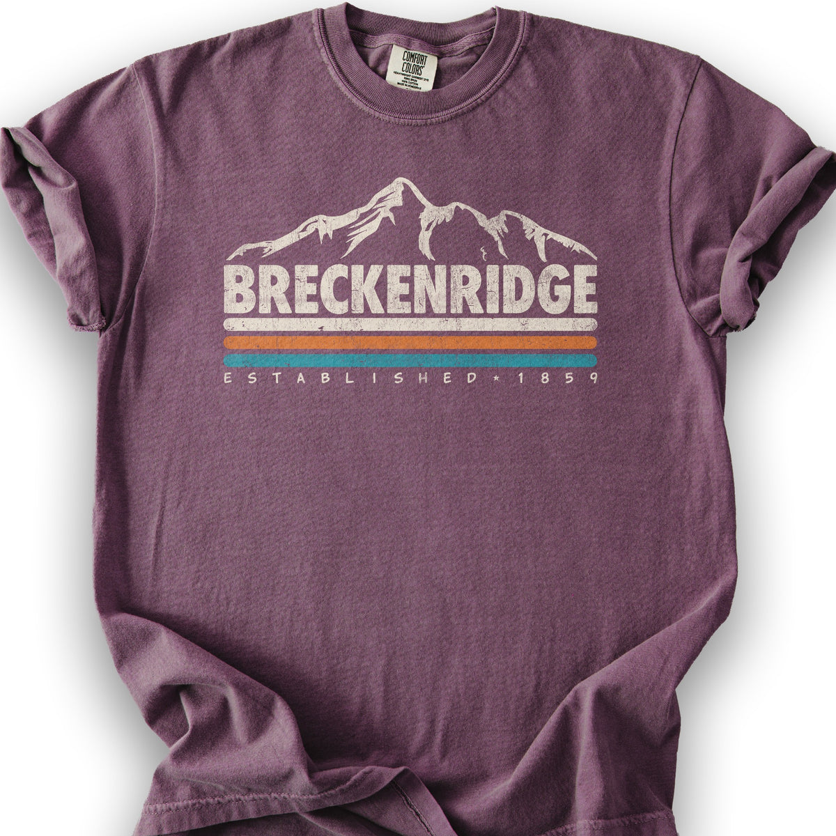 Breckenridge Retro Stripe T-Shirt - Berry