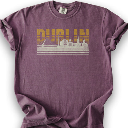 Dublin Stripes T-Shirt - Berry