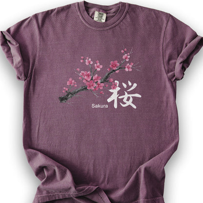 Cherry Blossom Sakura T-Shirt - Berry