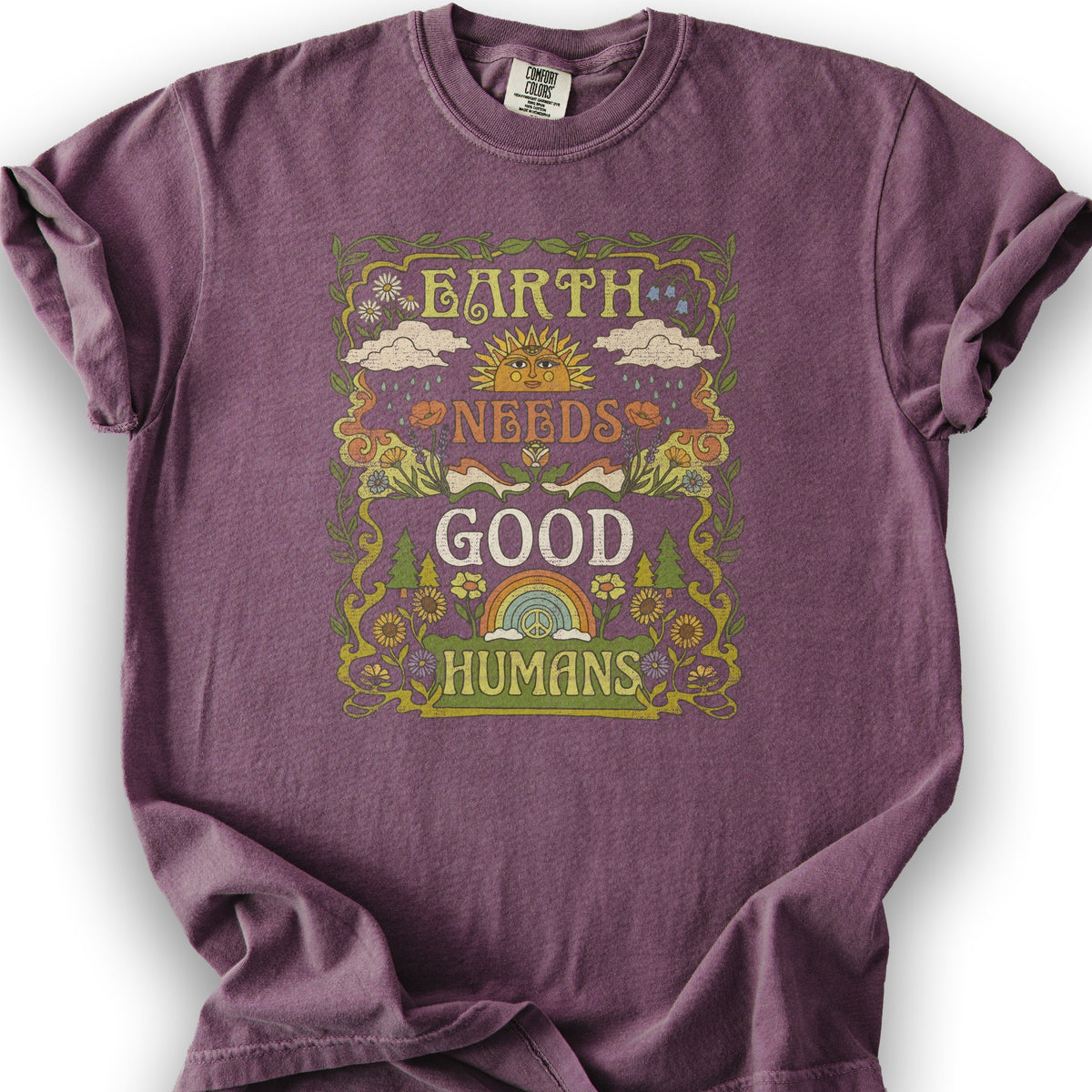 Good Humans T-Shirt - Berry