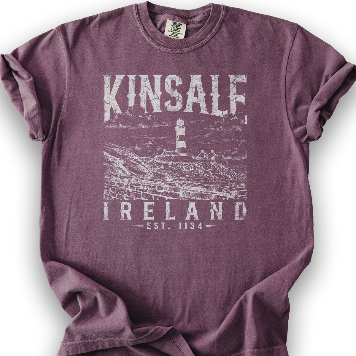Kinsale Ireland T-Shirt - Berry