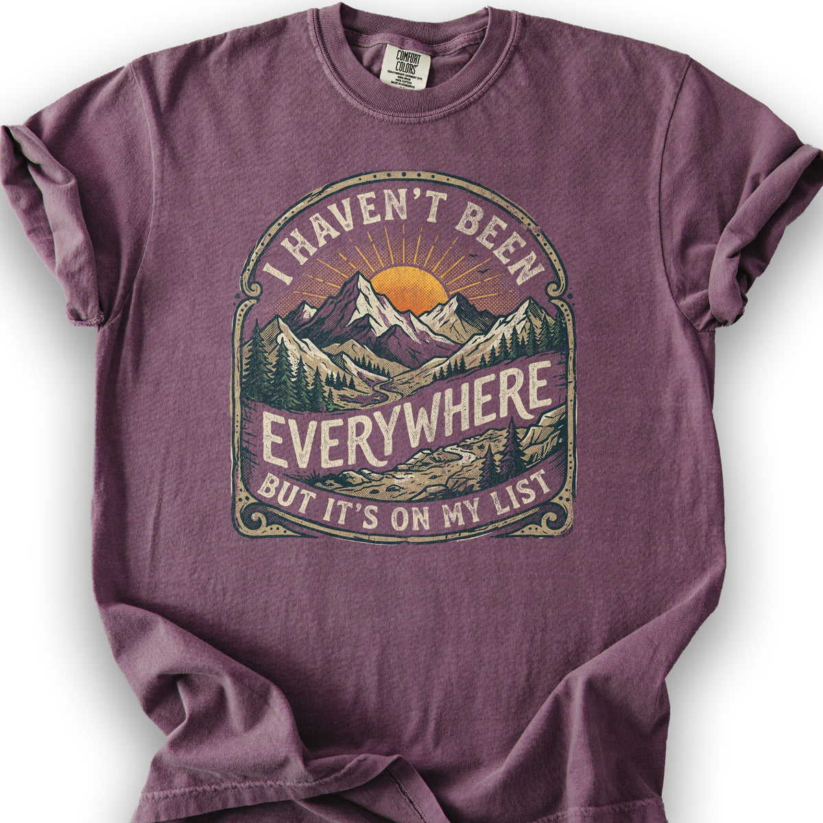 On My List T-Shirt - Berry
