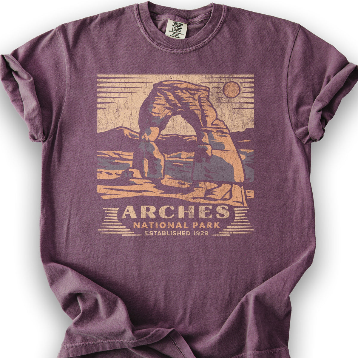 Arches Cut-Out T-Shirt - Berry