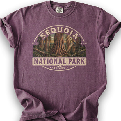Sequoia Medallion T-Shirt - Berry