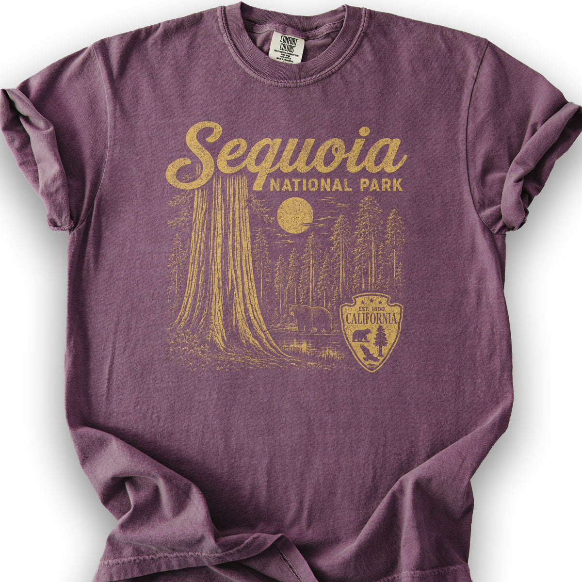 Sequoia Vintage Sketch T-Shirt - Berry
