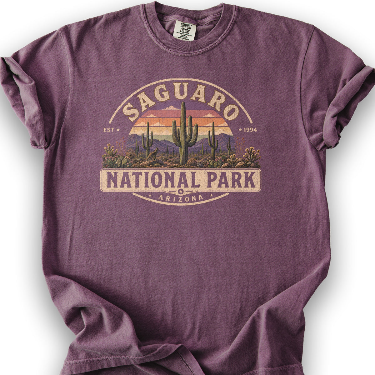 Saguaro Medallion T-Shirt - Berry