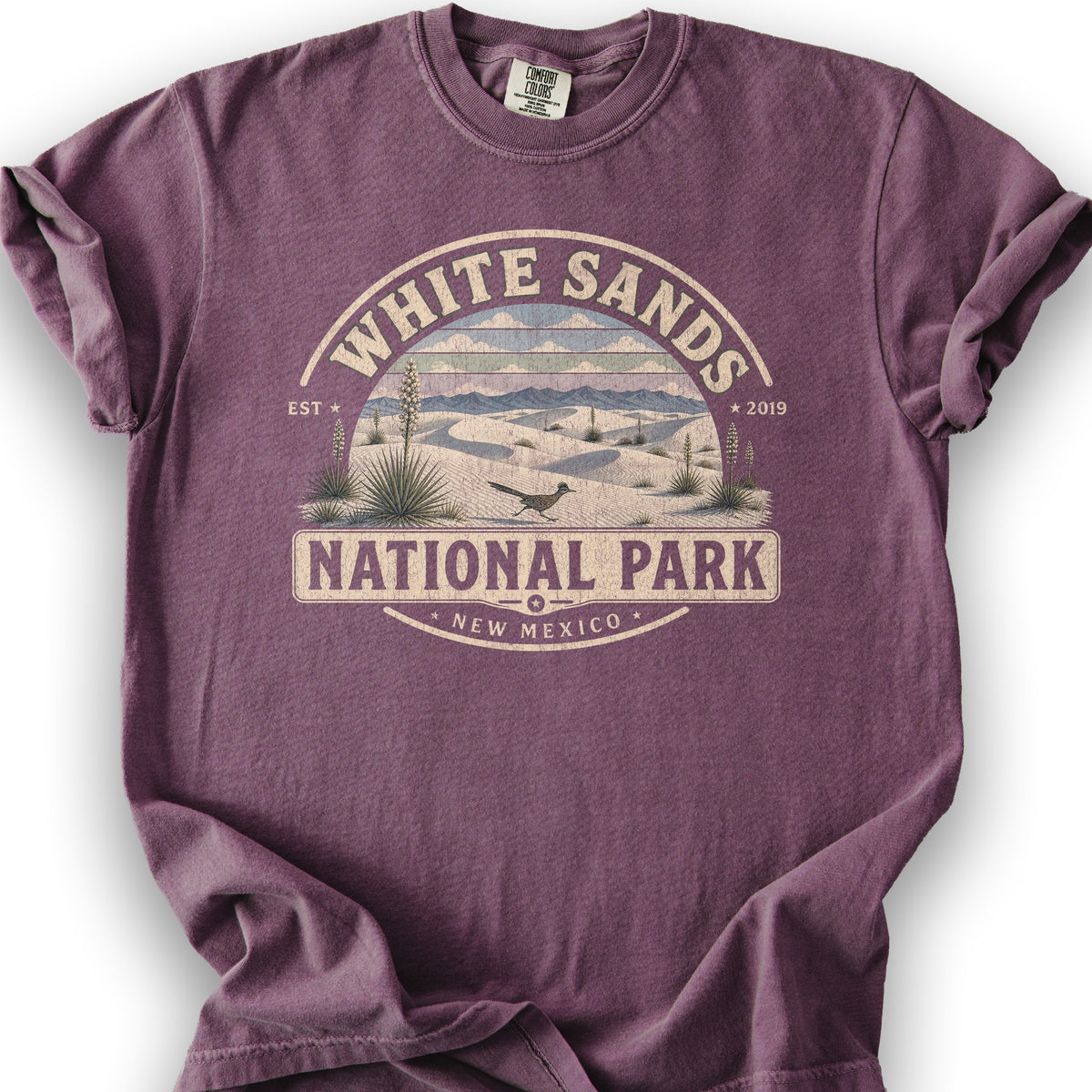 White Sands Medallion T-Shirt - Berry