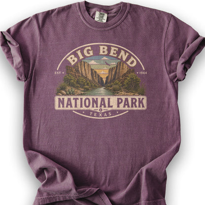 Big Bend Medallion T-Shirt - Berry
