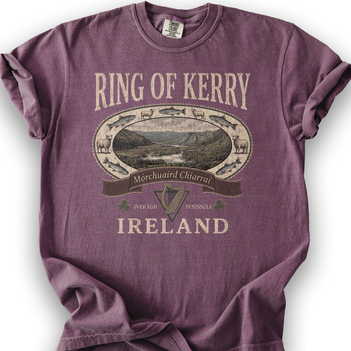 Ring of Kerry Heritage T-Shirt - Berry