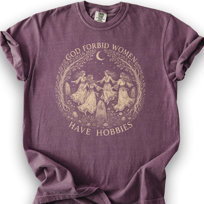 Women Hobbies T-Shirt - Berry