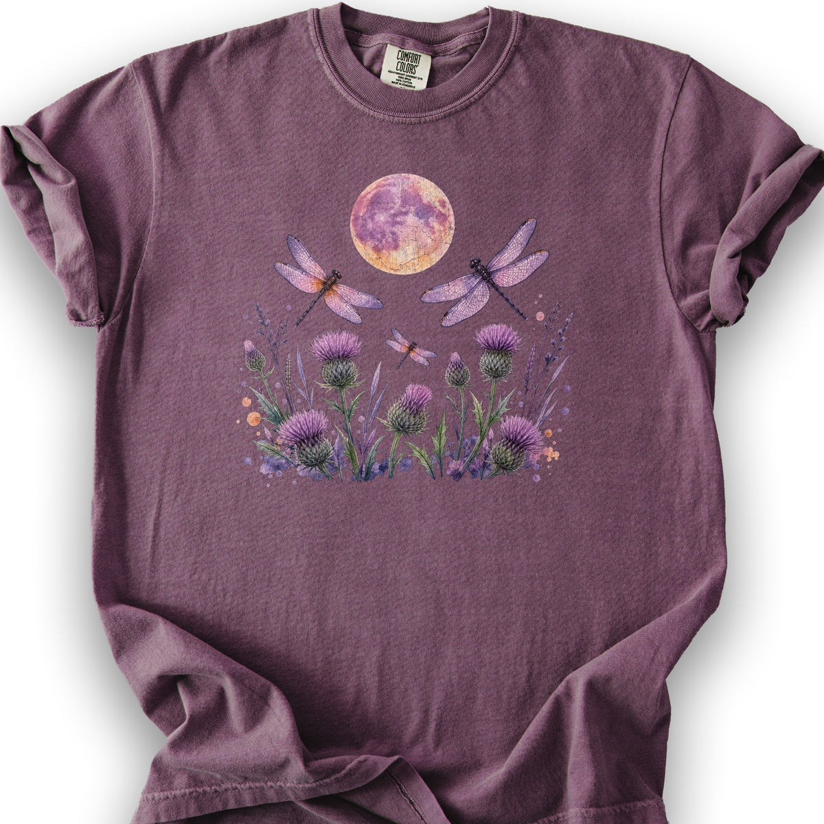 Midnight Dragonfly T-Shirt - Berry