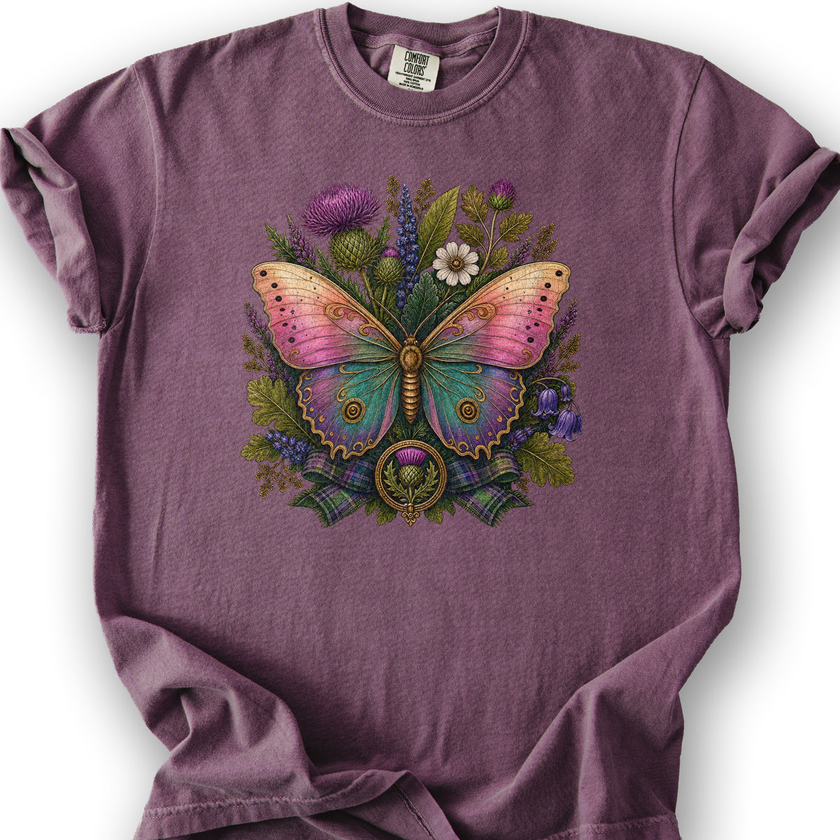 Scottish Bloom T-Shirt - Berry