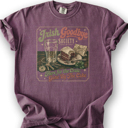 Irish Goodbye Society T-Shirt - Berry