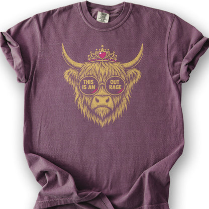 Outrage Coo T-Shirt - Berry