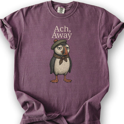 Ach, Away Puffin T-Shirt - Berry