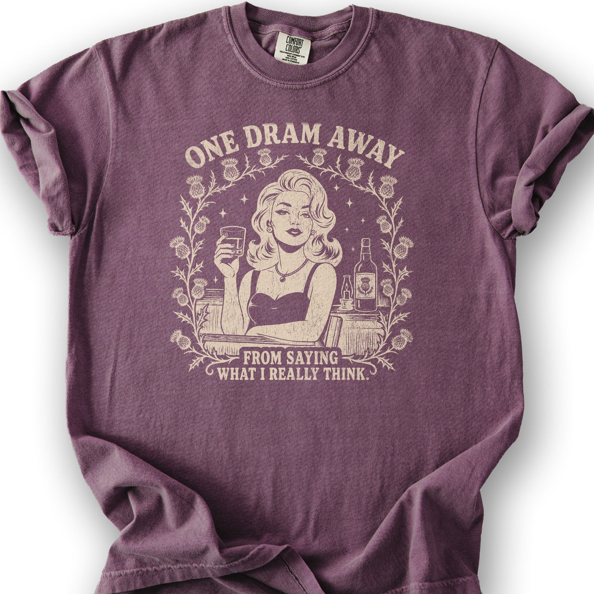 One Dram Away T-Shirt - Berry