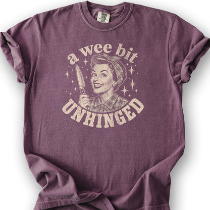A Wee Bit Unhinged T-Shirt - Berry