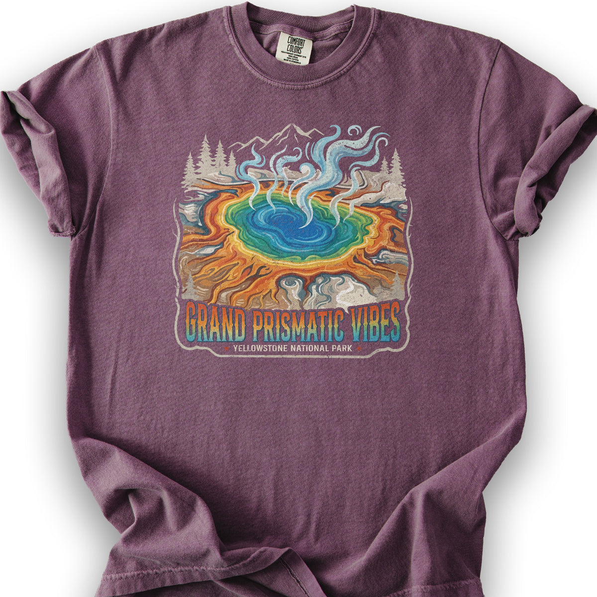 Grand Prismatic Vibes T-Shirt - Berry