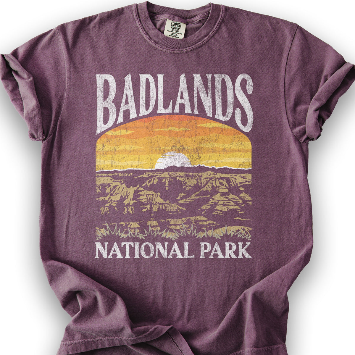 Badlands National Park "Big and Bold" T-Shirt - Berry