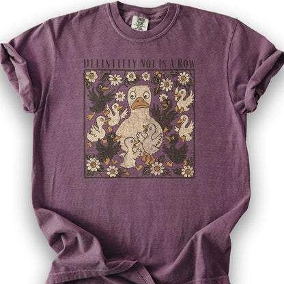 Ducks "Definitely Not in a Row" T-Shirt - Berry