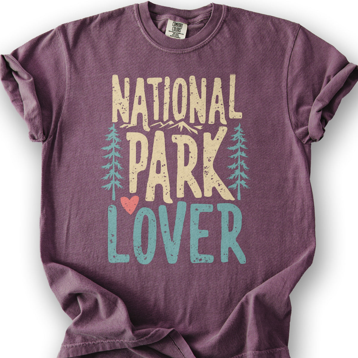 National Park Lover T-Shirt - Berry
