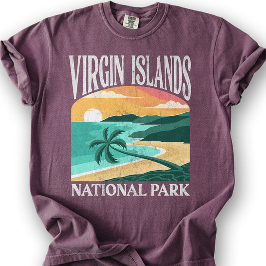 Virgin Islands National Park "Big and Bold" T-Shirt - Berry