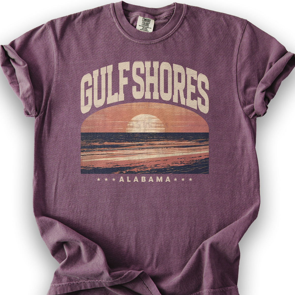 Gulf Shores Alabama "Varsity" Shirt - Berry