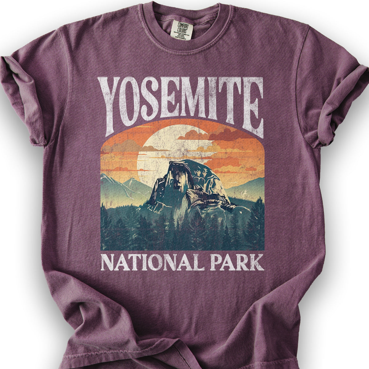 Yosemite National Park "Big and Bold" T-Shirt - Berry