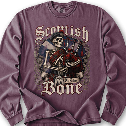 Scottish Boney Piper Long Sleeve Shirt - Berry