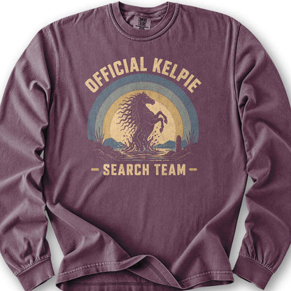 Kelpie Search Team Long Sleeve Shirt - Berry