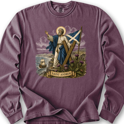 Saint Andrew Long Sleeve Shirt - Berry