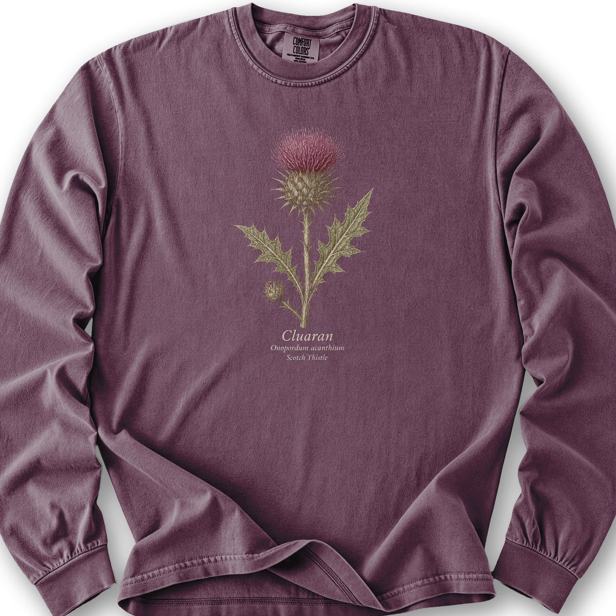 Cluaran Thistle Long Sleeve Shirt - Berry