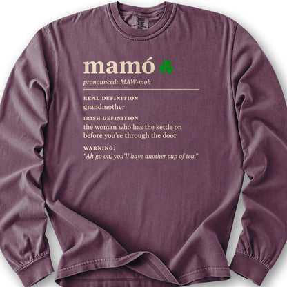 Mamó Definition Long Sleeve Shirt - Berry