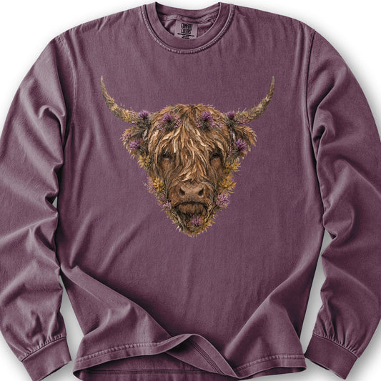 Floral Thistle Coo Long Sleeve Shirt