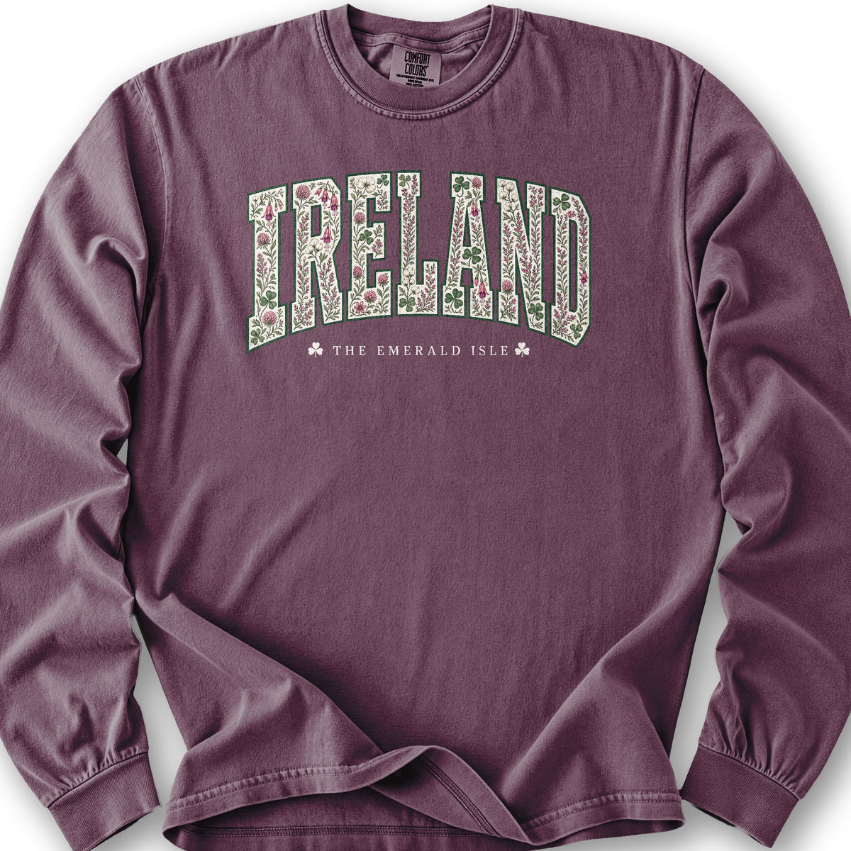 Ireland Varsity Floral Long Sleeve Shirt