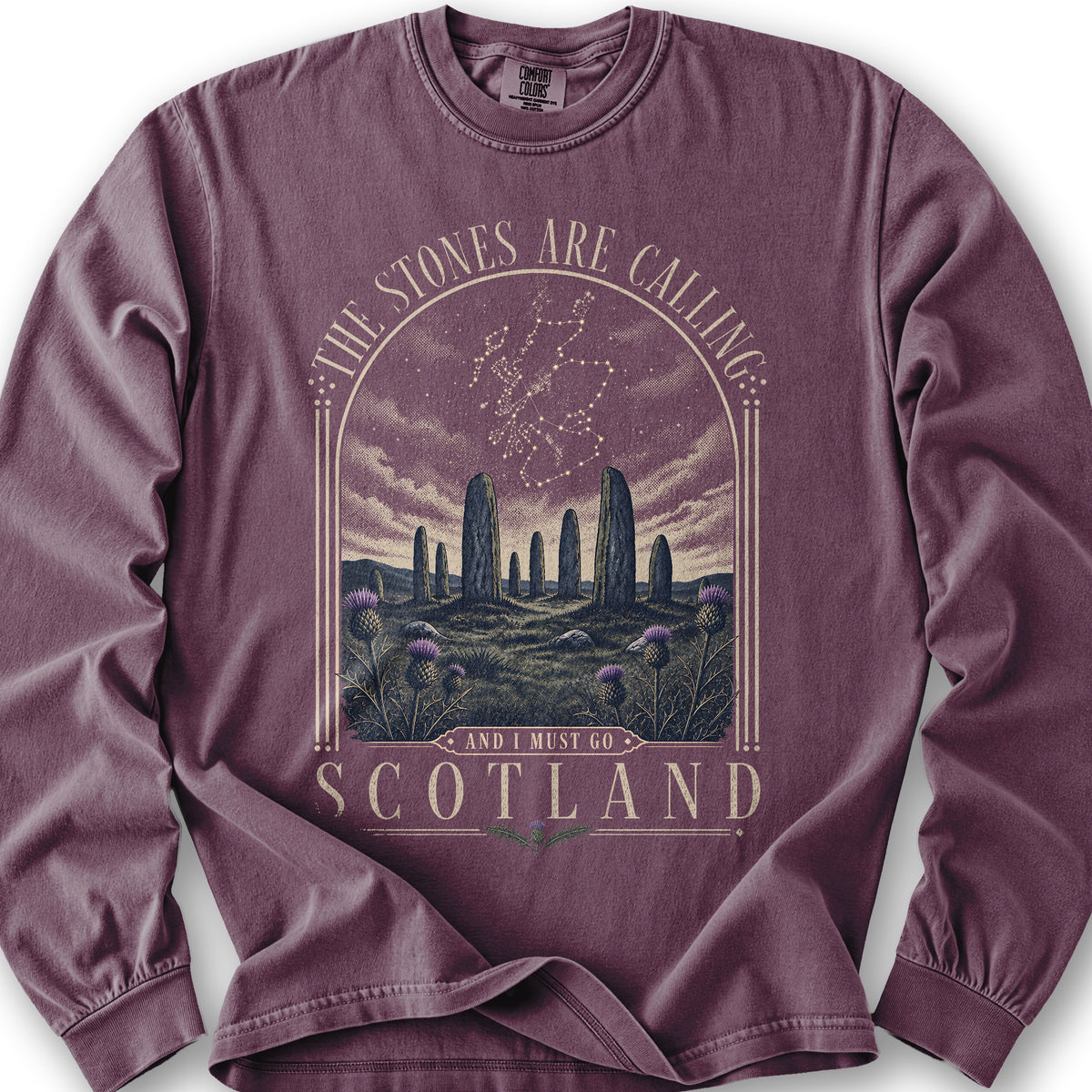 Scotland Stones Calling Long Sleeve Shirt