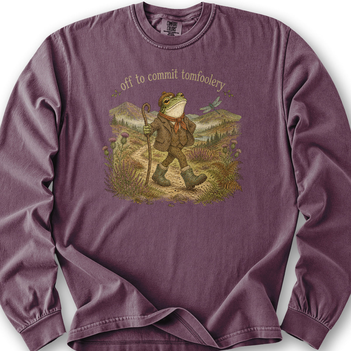 Tomfoolery Frog Long Sleeve Shirt