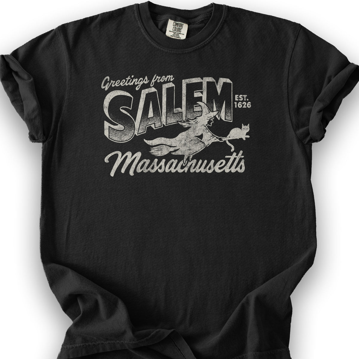 Greetings From Salem T-Shirt - Black