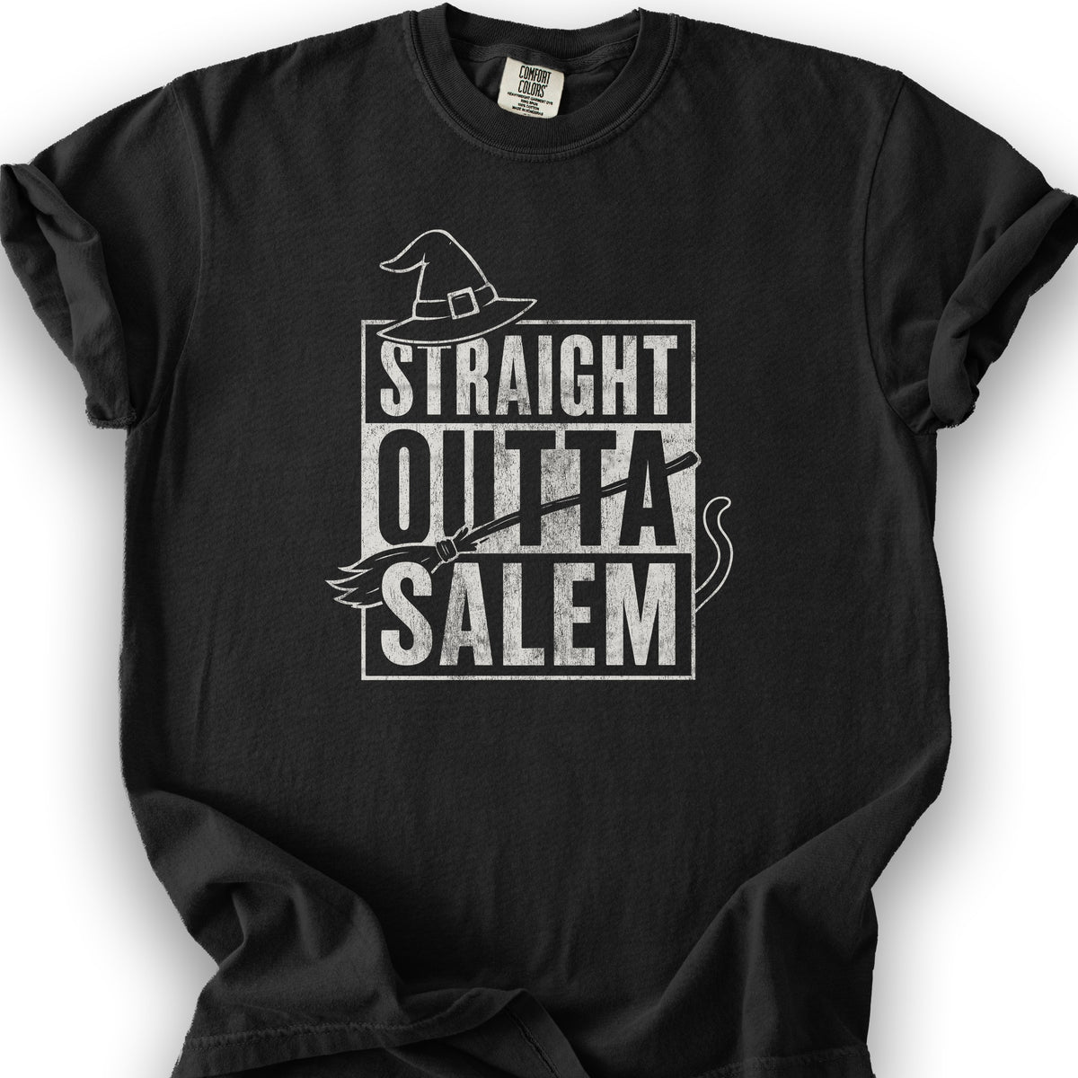 Straight Outta Salem T-Shirt - Black