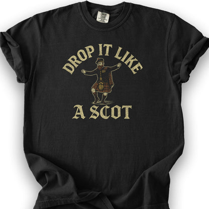 Drop It Like a Scot T-Shirt - Black