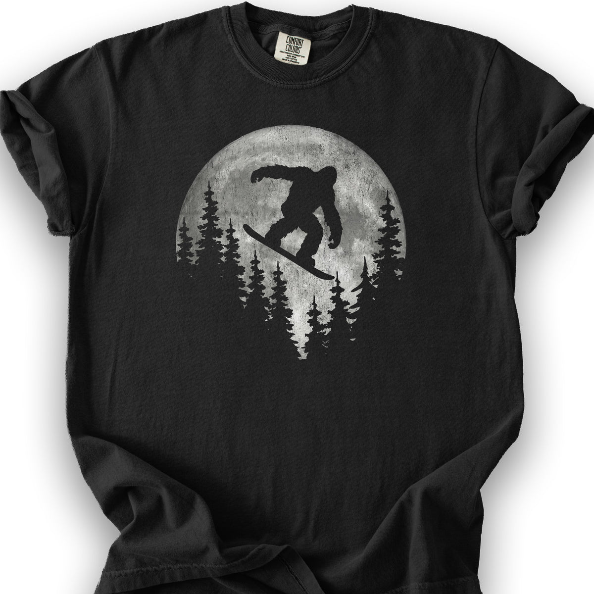 Bigfoot Snowboard T-shirt - Black