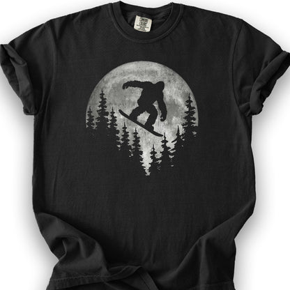 Bigfoot Snowboard T-shirt - Black