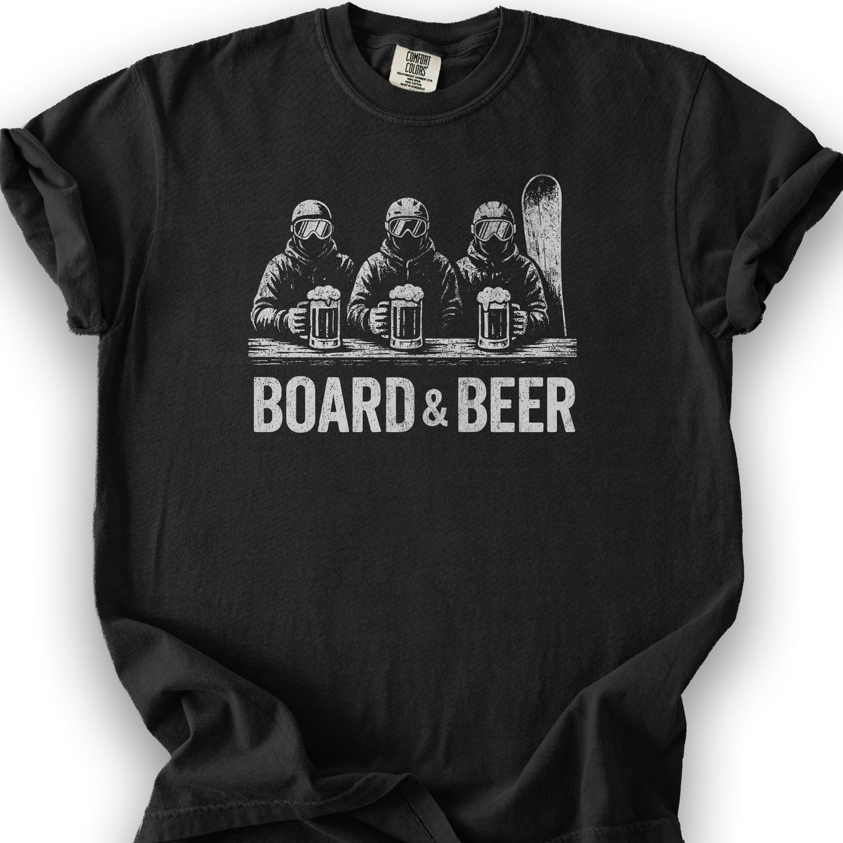 Board and Beer T-shirt - Black