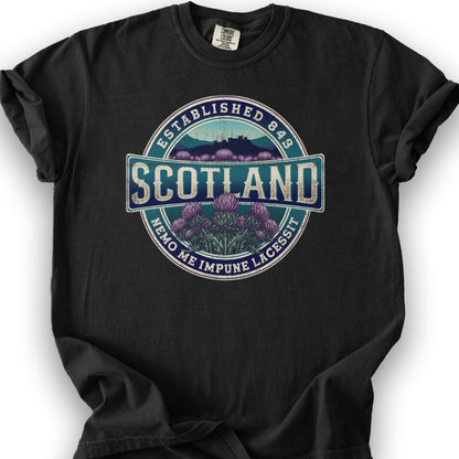 Scotland Badge T-shirt - Black