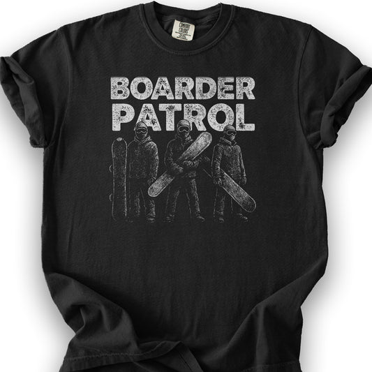 Boarder Patrol T-shirt - Black